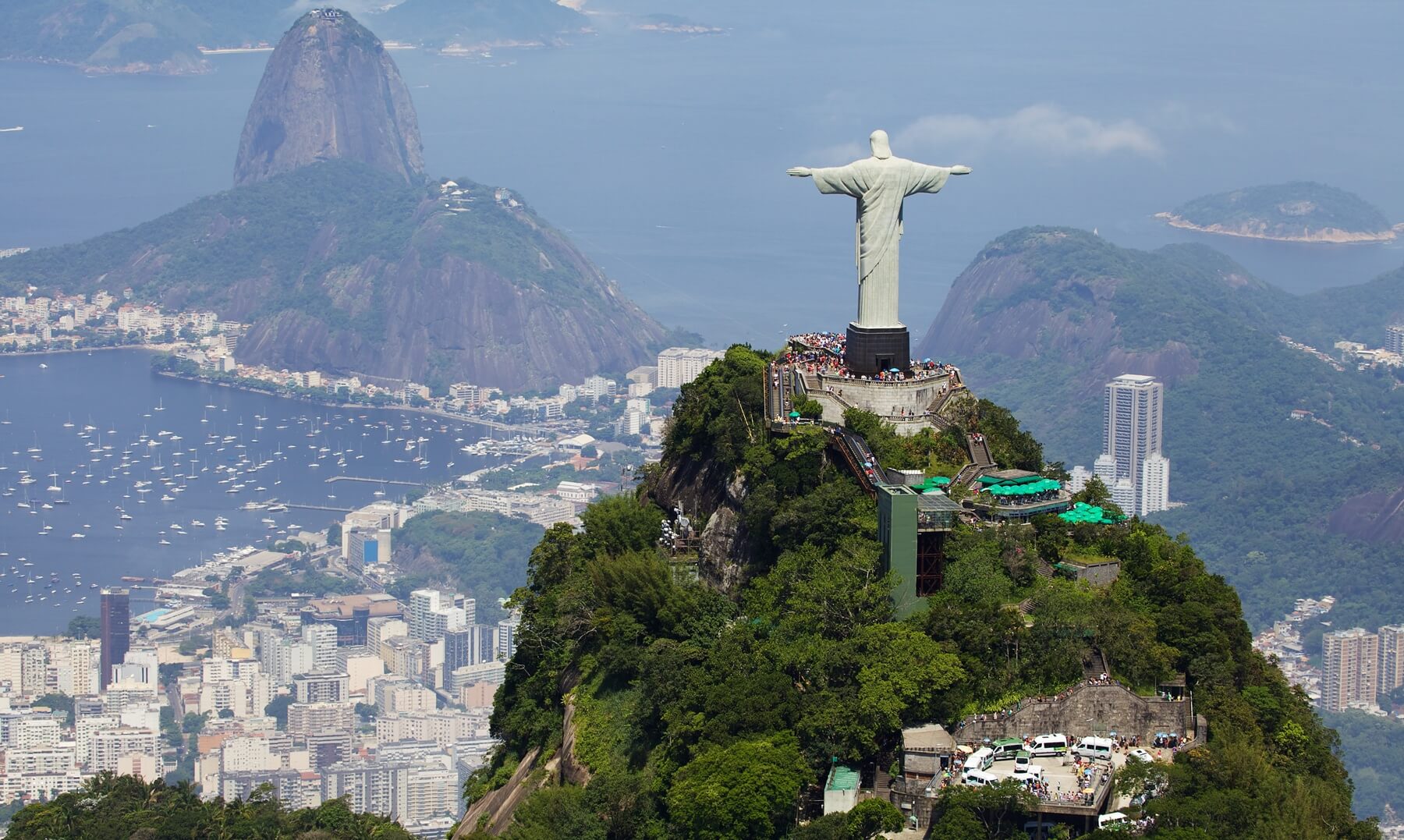 Christ Rédempteur - détente au Brésil